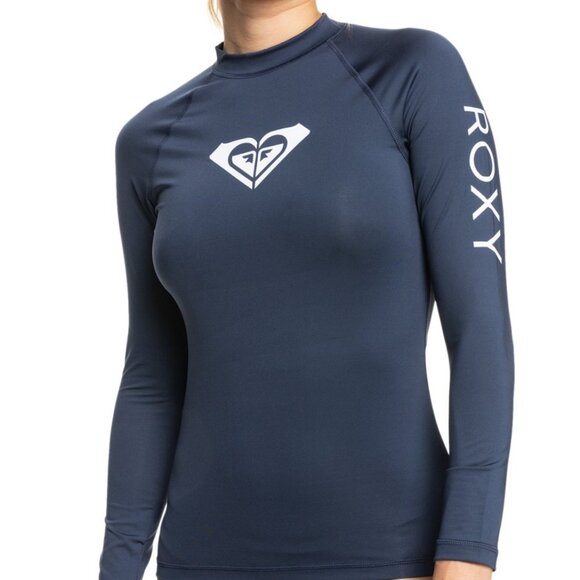 Roxy  Whole Hearted UPF 50 Long Sleeve Rashguard - Picture 1 of 11